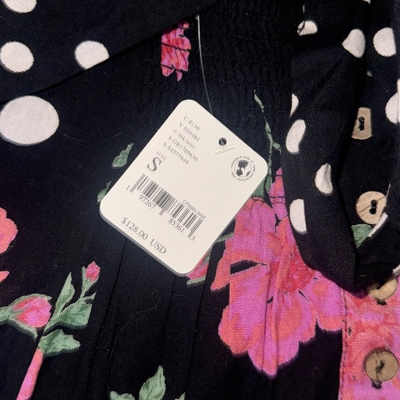 Free People| ‘Mixed Print Bom Bom’ Mini Dress - Picture 9 of 10